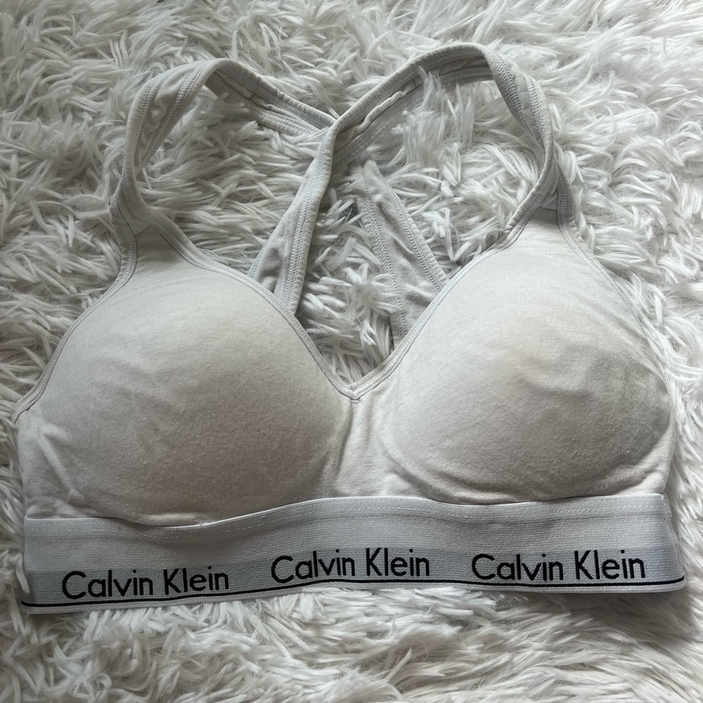 Calvin Klein Women's Cream Bralette